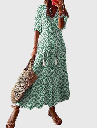 Sofia | Boho Vintage Summer Maxi Dress