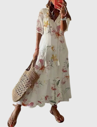 Sofia | Boho Vintage Summer Maxi Dress