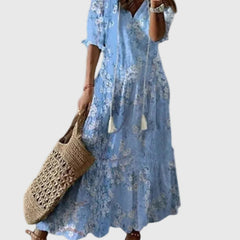 Sofia | Boho Vintage Summer Maxi Dress