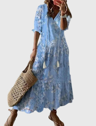 Sofia | Boho Vintage Summer Maxi Dress