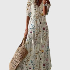 Sofia | Boho Vintage Summer Maxi Dress