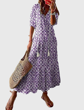 Sofia | Boho Vintage Summer Maxi Dress