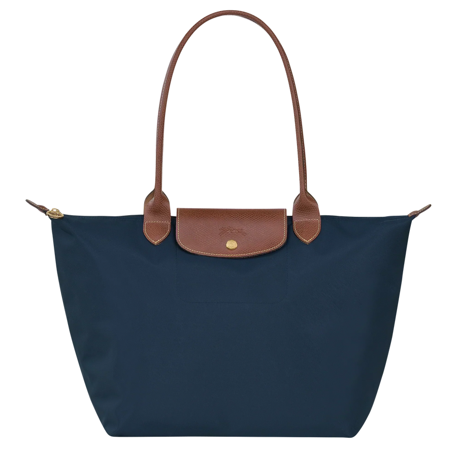 Large Pliage Bag, Navy Blue