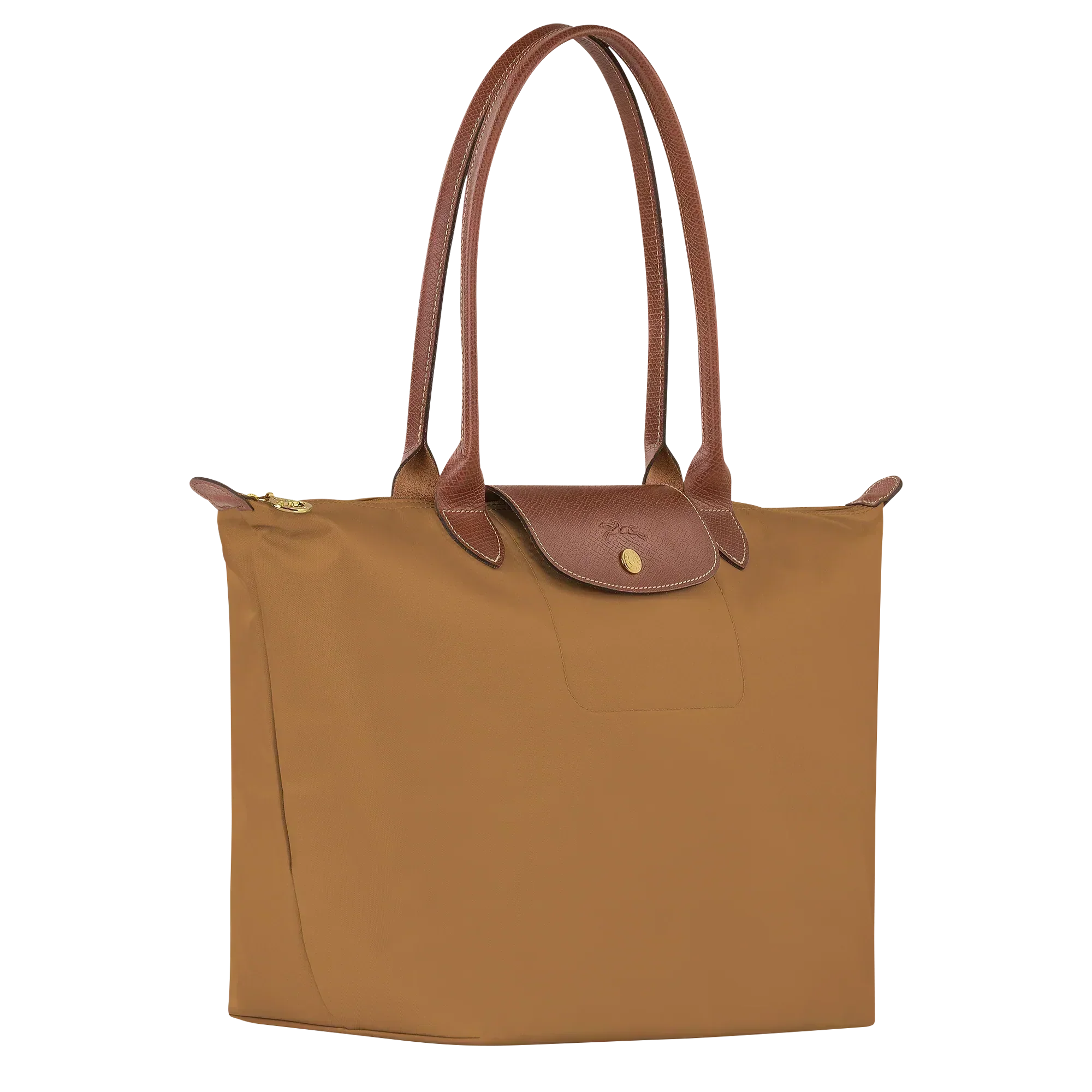 Large Pliage Bag, Light Brown