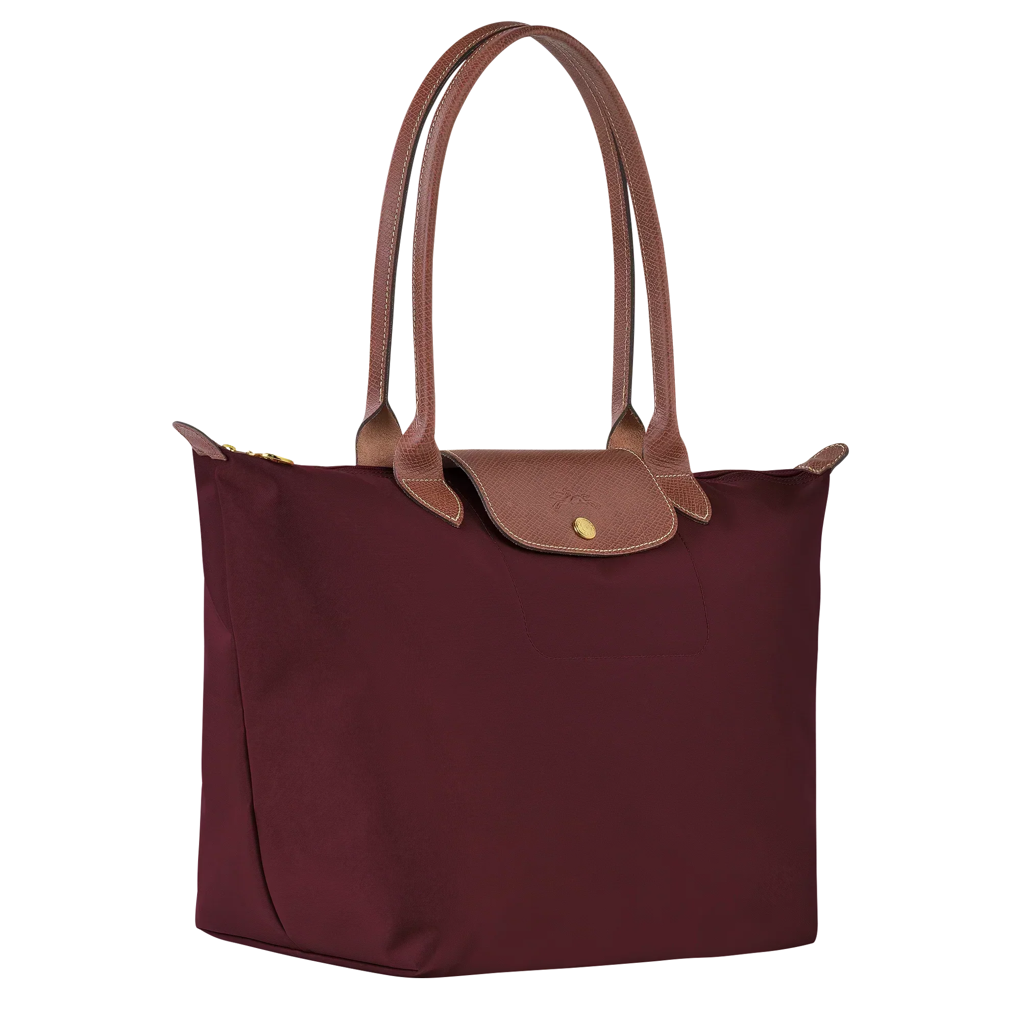 Large Pliage Bag, Burgundy