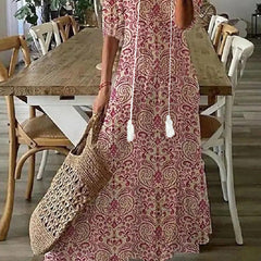 Sofia | Boho Vintage Summer Maxi Dress