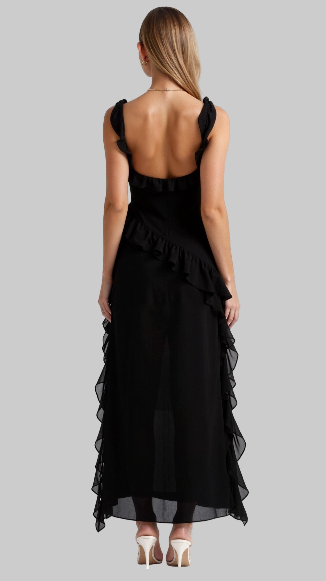 Women's Ruffle Maxi Dress
