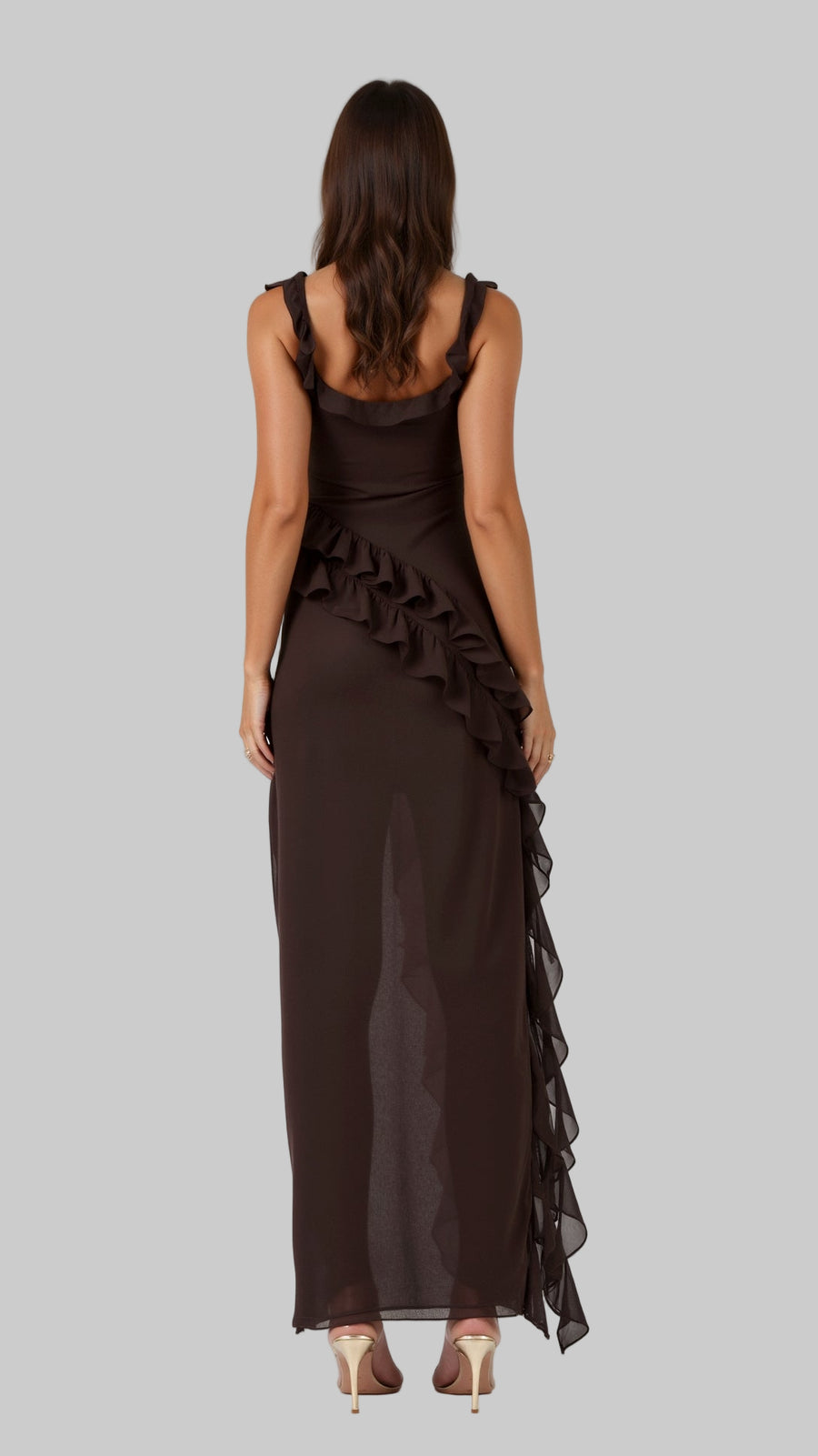 Women's Ruffle Maxi Dress
